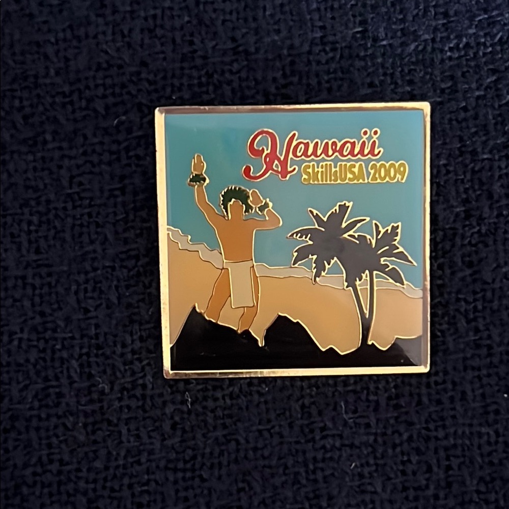 Hawaii SkillsUSA 2009 Enamel Pin